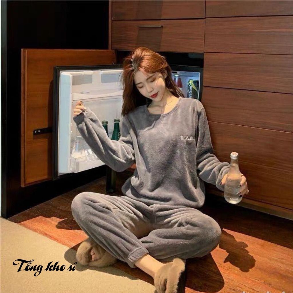 Đồ bộ nữ mặc nhà siêu ấm phong cách Hàn Quốc(hàng loại 1) | BigBuy360 - bigbuy360.vn