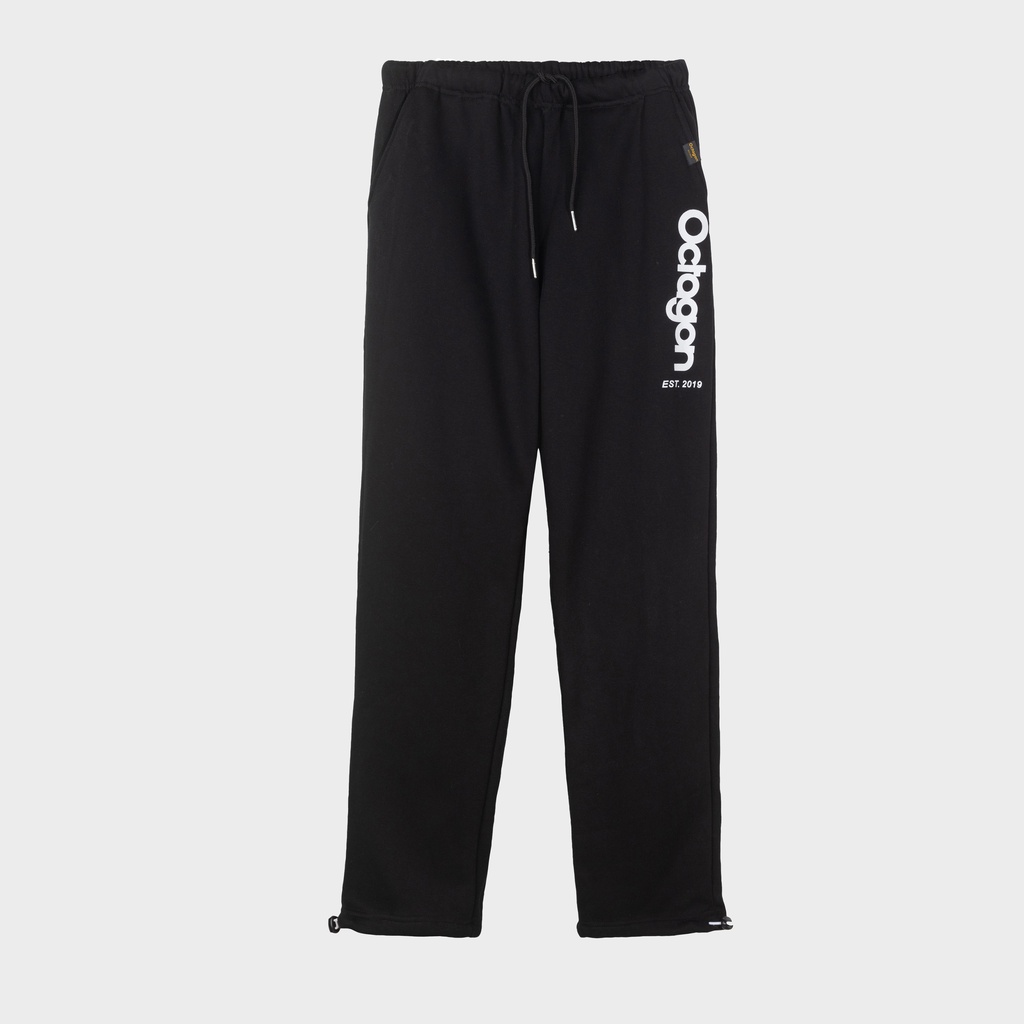 OCTAGON - Sweatpants Basic 2 In 1 - Quần dài ống bo - Màu đen