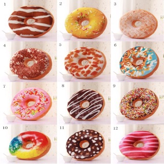 Vỏ gối hình bánh Donut