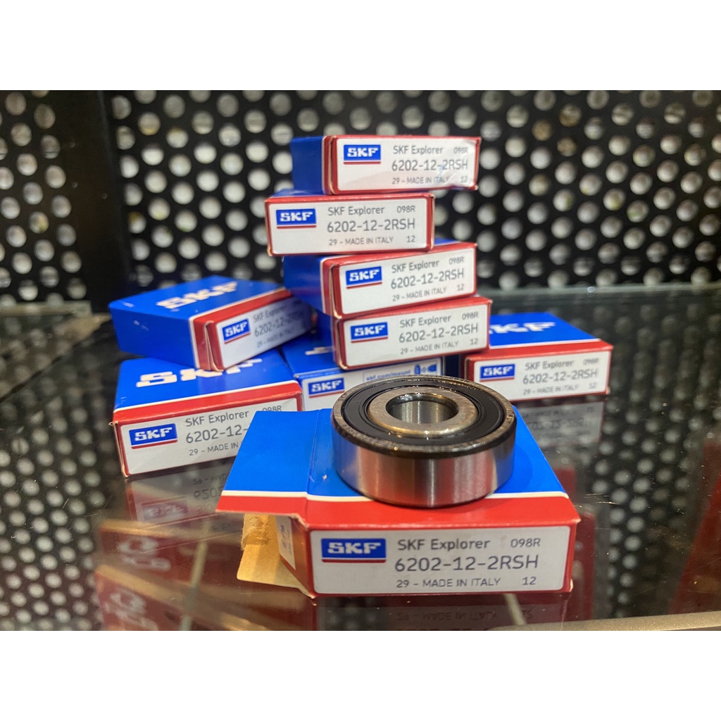 Bạc đạn SKF mâm chế - Lưng 35 lỗ cốt 12 - Mã 6202-12-2RSH