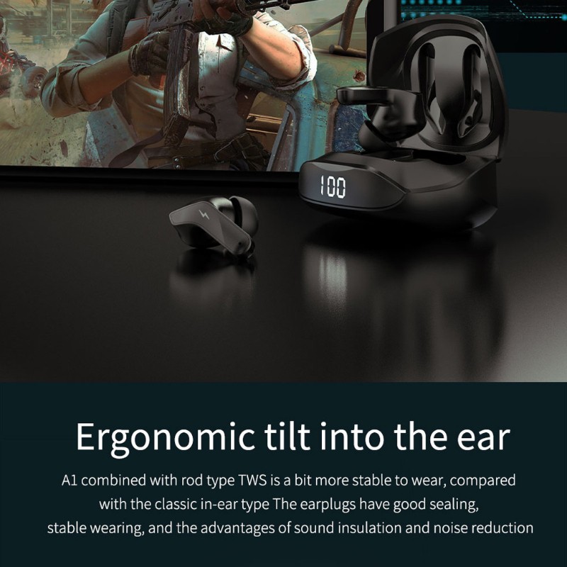 Tai Nghe Bluetooth 5.0 Ajazz A1 Tws Chống Ồn