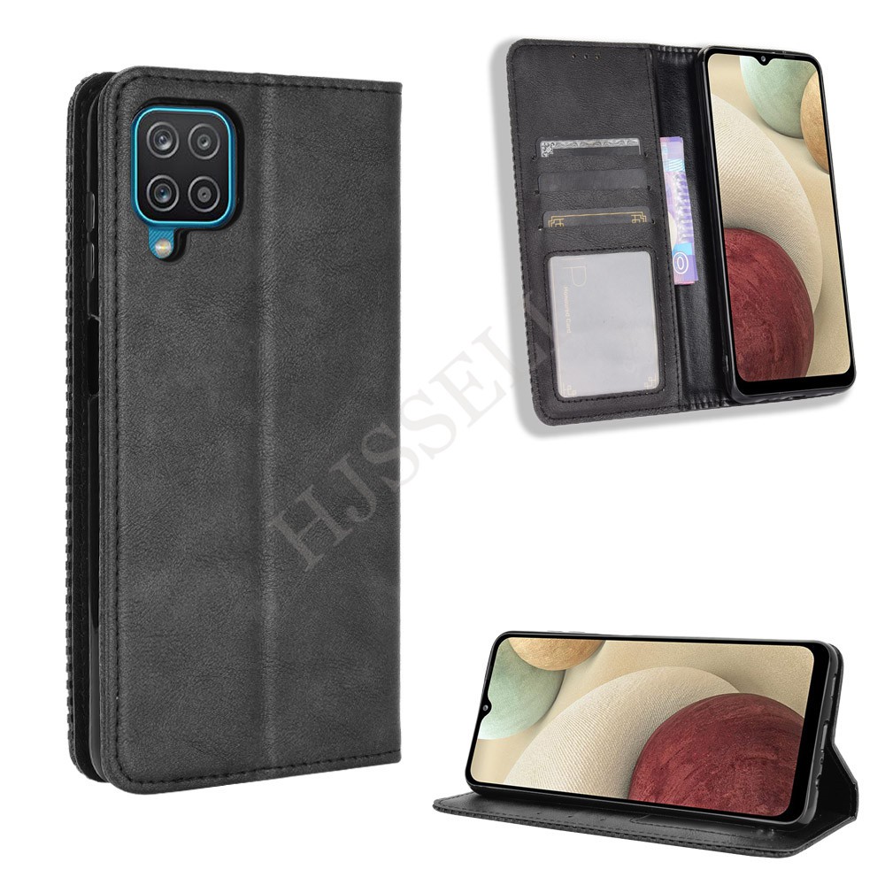 Bao Da Điện Thoại Nắp Lật Kèm Ngăn Đựng Thẻ Cho Samsung Galaxy M32 Samsung M32 M31 M21 M22 M12 M02 Vỏ