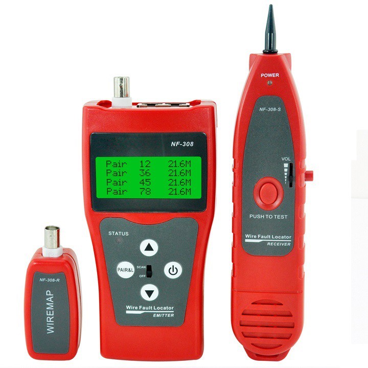Máy test tín hiệu dây cáp mạng đa năng chính hãng Noyafa NF-308