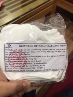 Khẩu Trang Dệt Đông Xuân