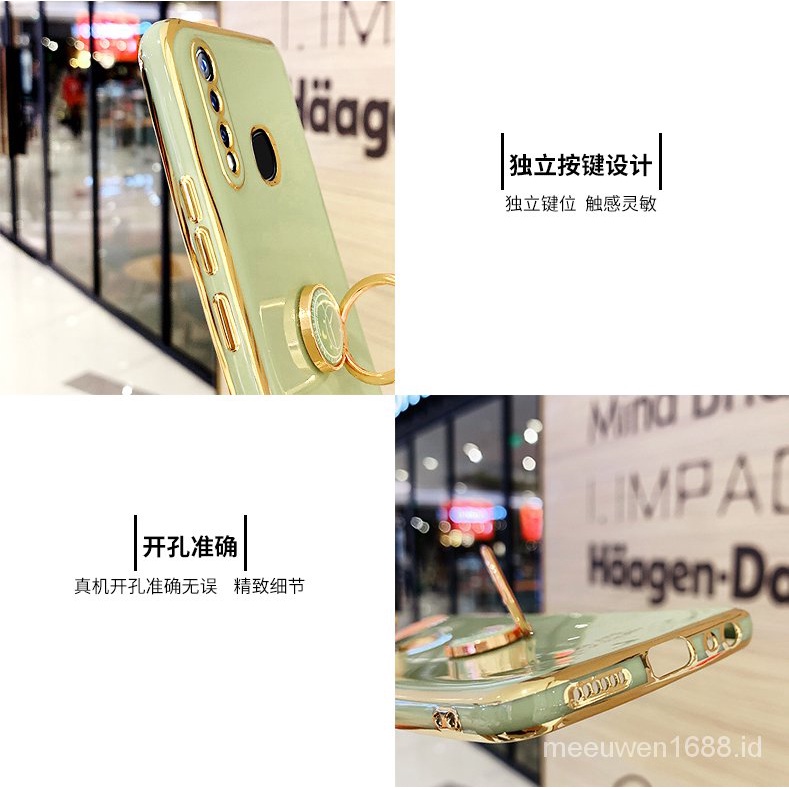 Ốp Điện Thoại Silicon Mềm Kèm Giá Đỡ Cho Vivo Y19 Vivo Y19