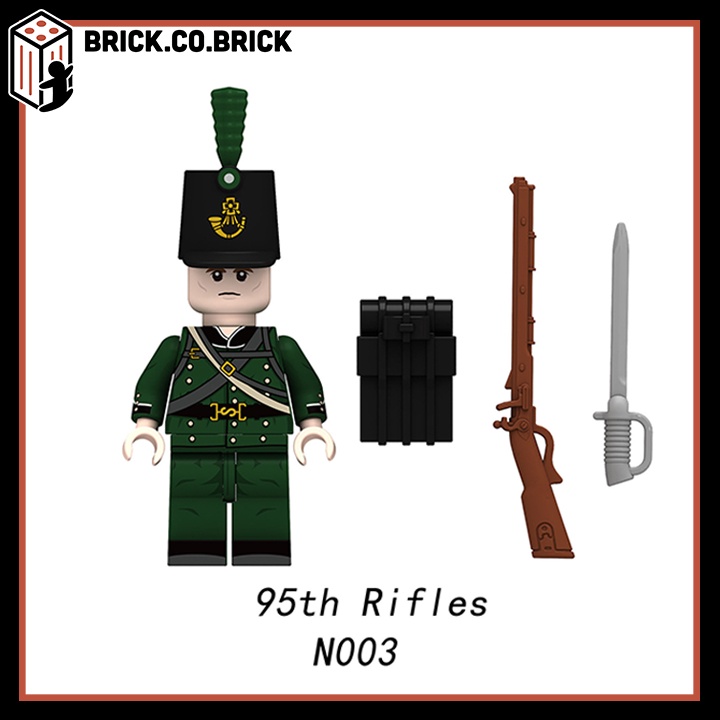 Mô Hình Lính Anh Quốc Đồ chơi Lắp Ráp Military Army Btitish Soldier Minifigure World War N001