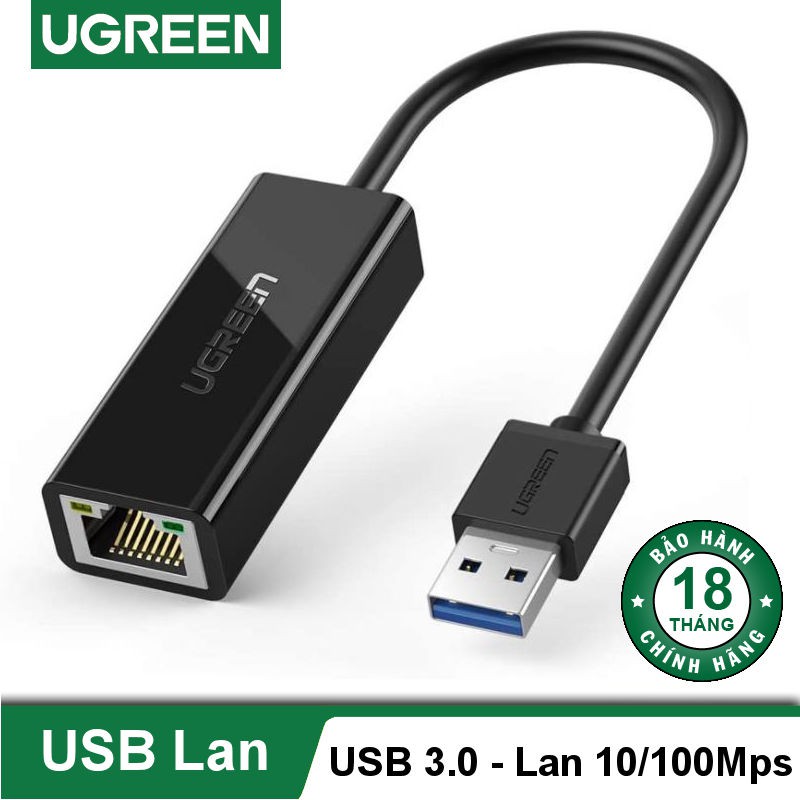 Bộ chuyển đổi USB 3.0 sang LAN 10/100/1000 Mbps CR111 20256