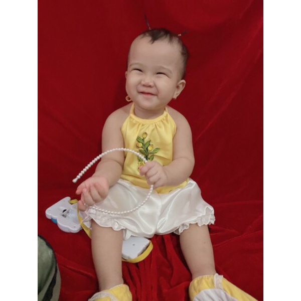 YẾM ĐÀO HOA KÈM MẤN CHO BÉ GÁI 💞