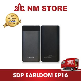 Sạc dự phòng, sạc dự phòng 20.000mah earldom pb - 16 hàng chính hãng dung lượng cao hỗ trợ sạc nhanh