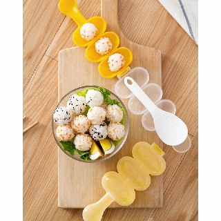 Dụng cụ lắc cơm, tạo viên cơm cho bé (kèm thìa)