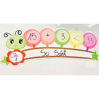 Bé sâu 5 đốt liền handmade (Đồ Dùng Dạy Học MIKI)