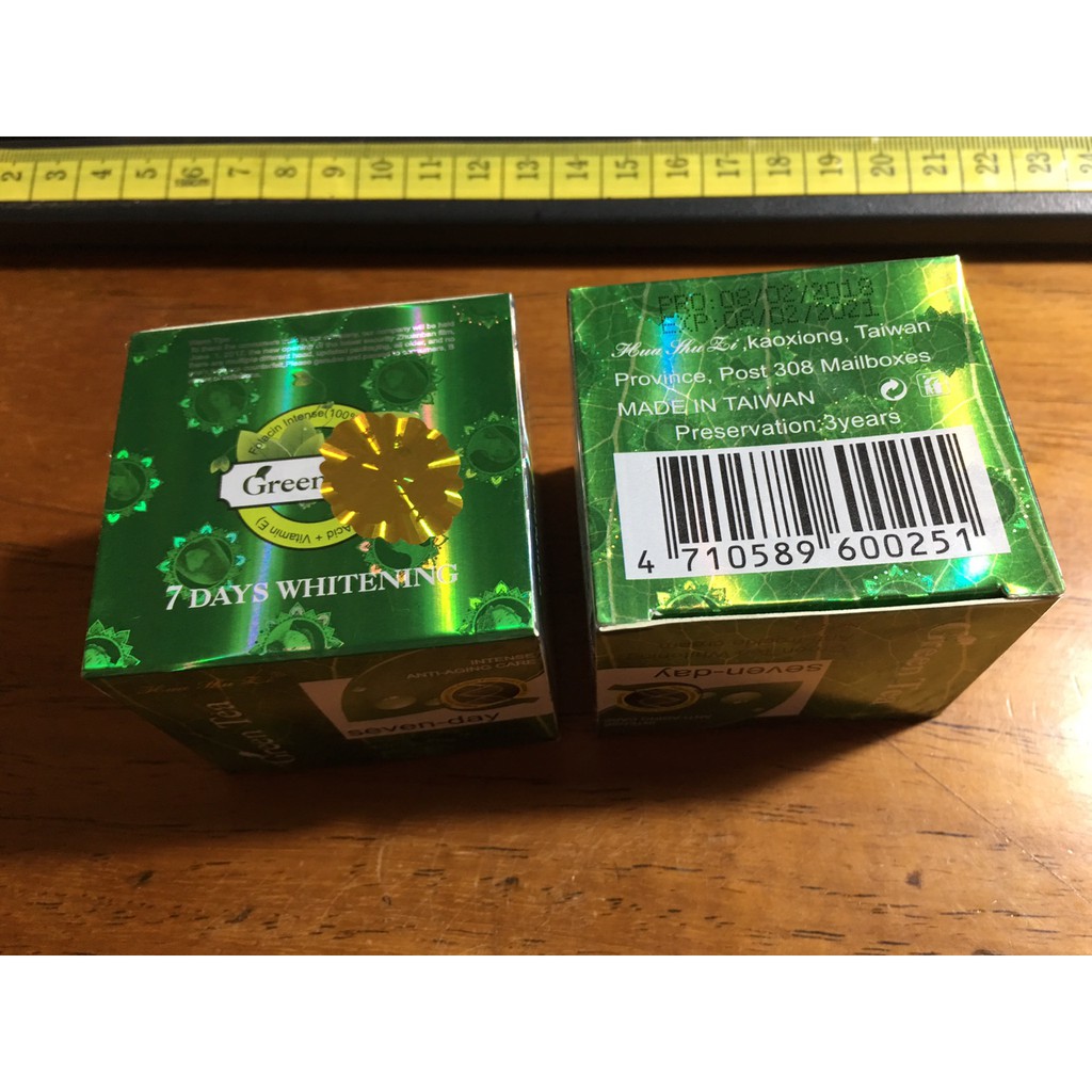 25g_kem Trắng Da 7 Ngày Green Tea