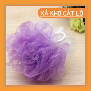 Bông tắm lưới tròn loại nhỏ, dụng cụ vệ sinh thân thể, lưới tắm, lưới tạo bọt