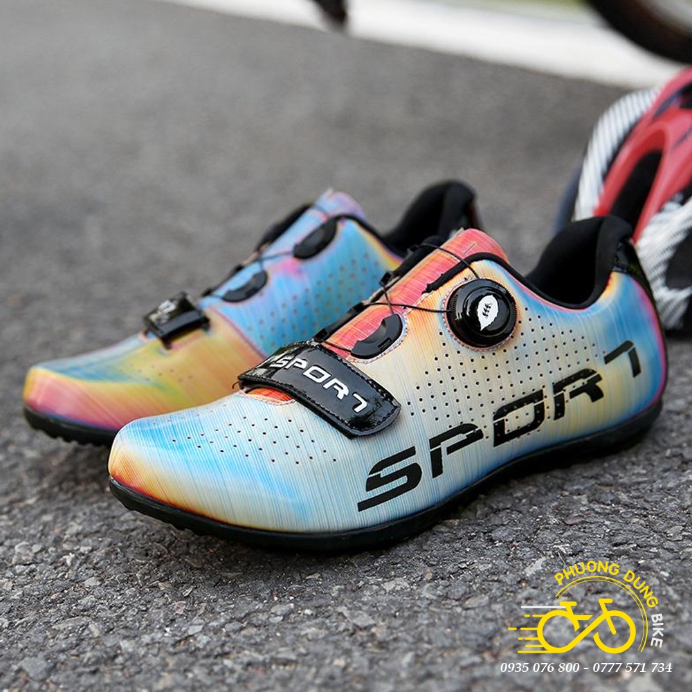 Giày nữ đi xe đạp thể thao Road, MTB SPORT  - 1 Khóa Vặn