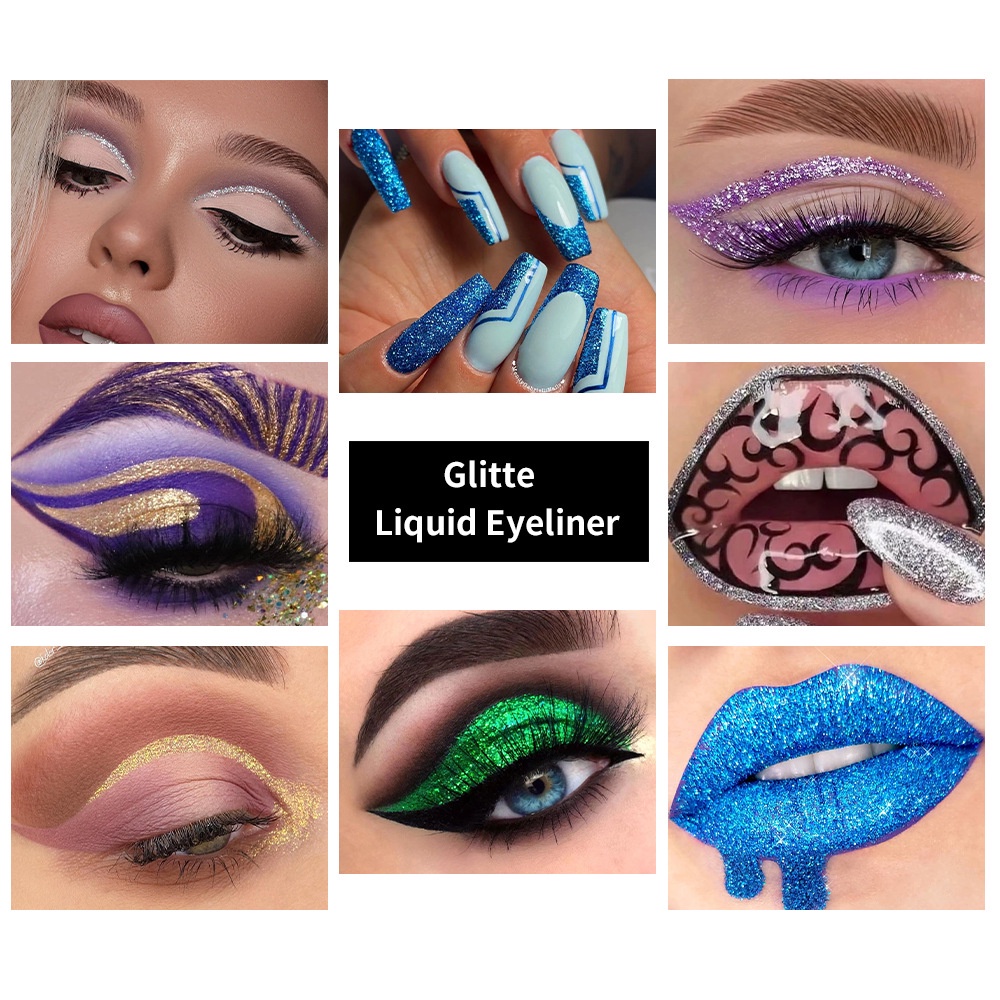 Set 6 Bút Kẻ Mắt Chống Nước Nhiều Màu Sắc Thời Trang