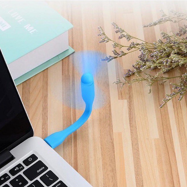 Quạt 2 Cánh Mềm Mini USB  Siêu Mát, Tiện Lợi