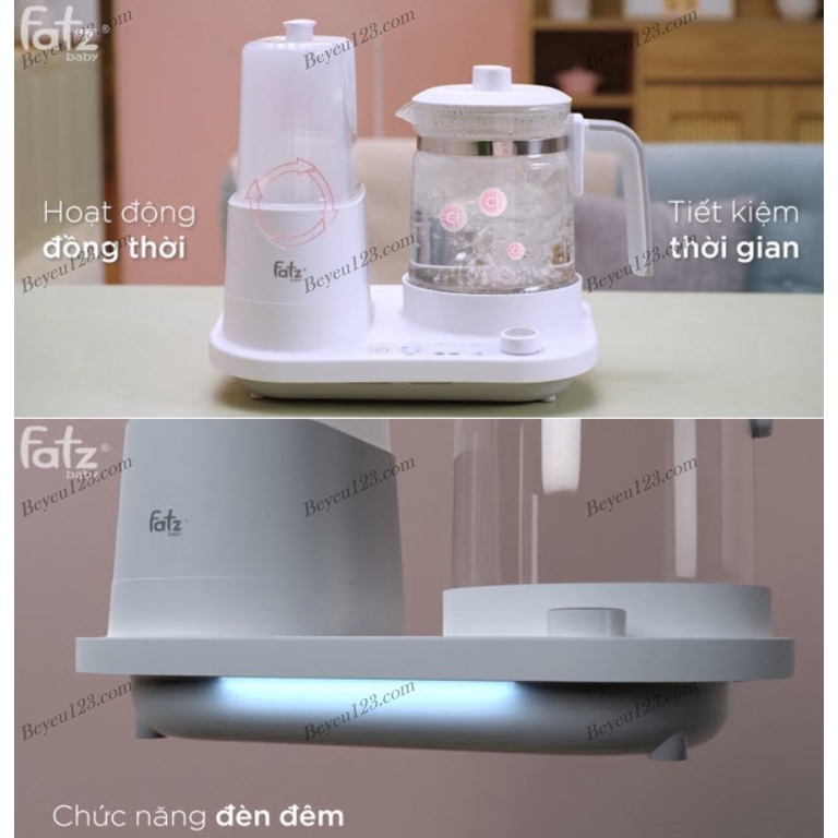 MULTIMAX 5 - Máy tiệt trùng và hâm nước pha sữa đa năng điện tử Fatzbaby - Fatz FB9201TN Multimak