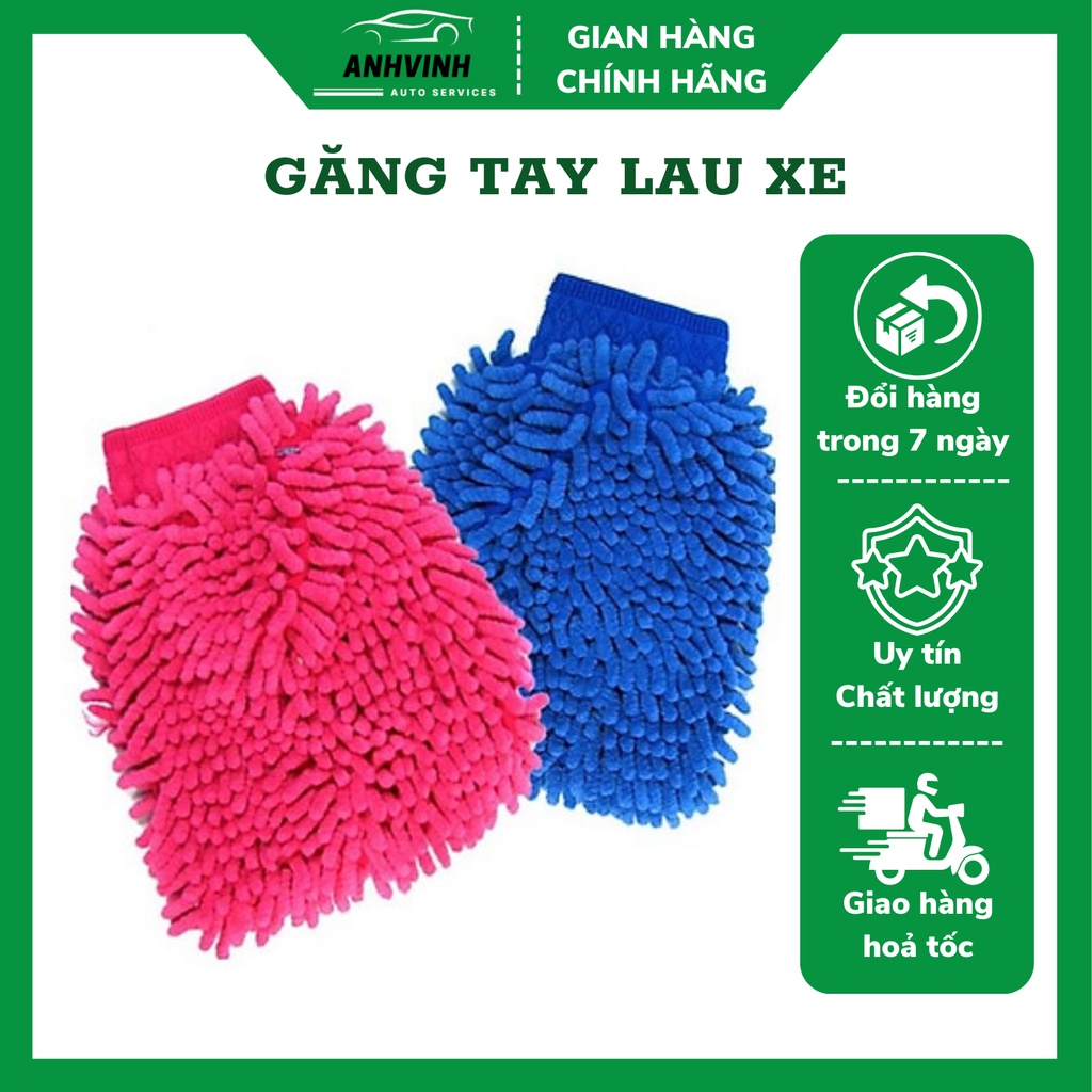 Bao Tay Đa Năng Rửa Ô Tô, Xe Máy, Lau Dọn Nội Thất - Anh Vinh Auto