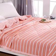 Chăn hè Muji kẻ sọc cotton xuất Nhật (kt 2mx2m3)