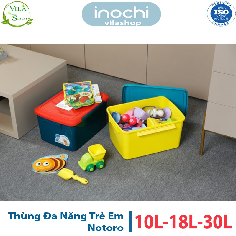 Thùng Đựng Đồ Chơi Trẻ Em Inochi, Thùng Đựng Đồ Đa Năng Cho Bé, Dễ Dàng Phân Loại - Lưu Trữ Đồ Dùng Cho Bé