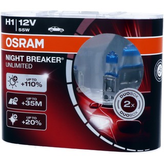 Bóng Đèn Ô Tô Osram|Đèn Osram Siêu Sáng|Osram Siêu Sáng H1 NBU 12V 55W Sáng Trắng