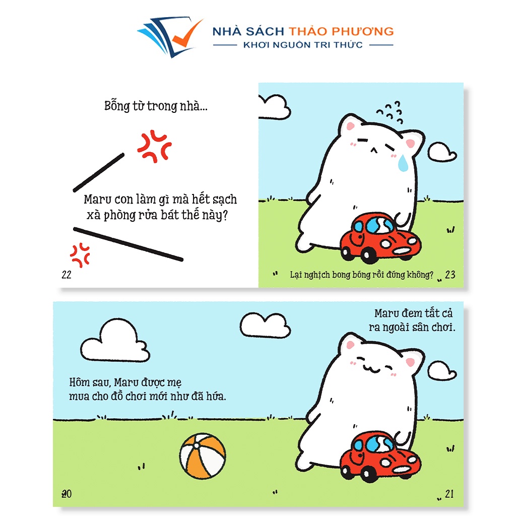 Sách Ehon - Combo 6 cuốn Những câu chuyện vụn vặt của Maru - Ehon Nhật Bản dành cho bé từ 2 - 8 tuổi