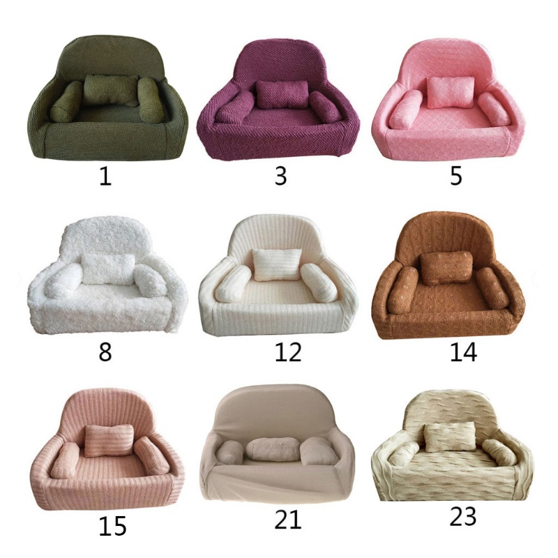Set 4 Gối Đệm Ghế Ngồi Dùng Làm Đạo Cụ Chụp Ảnh Cho Bé Sơ Sinh
