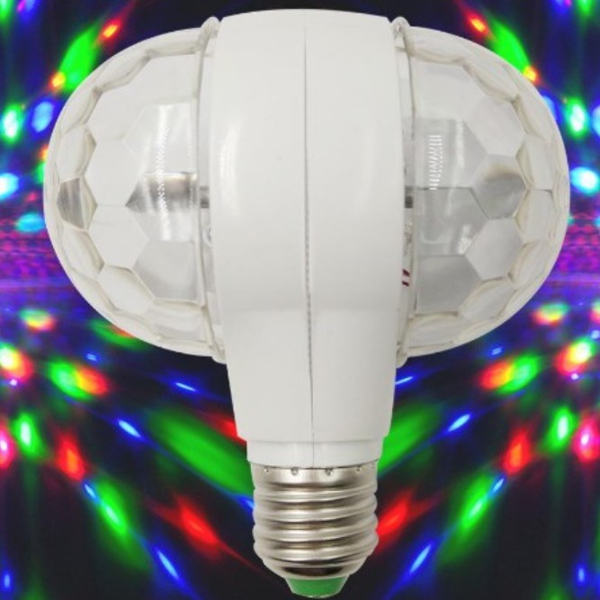 Tặng chuôi Đèn Led Xoay 7 Màu, đèn chớp 7 màu, đèn trang trí, đèn Led karaoke, đèn Led vũ trường, đèn cảm ứng  âm thanh