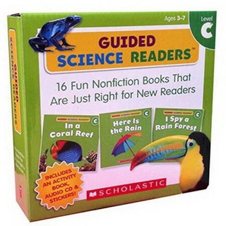 [Freeship]Bộ Nhập - Tặng MP3 - SCHOLASTIC GUIDED SCIENCE READERS ABCDEF (5 Level)
