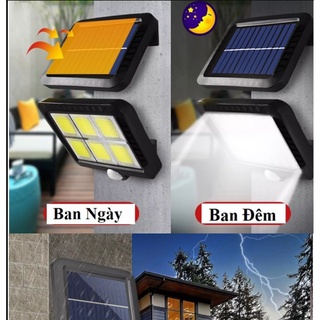 Đèn năng lượng mặt trời solar light mini giá rẻ có điều khiển dùng trong nhà và sân vườn, cảm biến chuyển động SL-F120