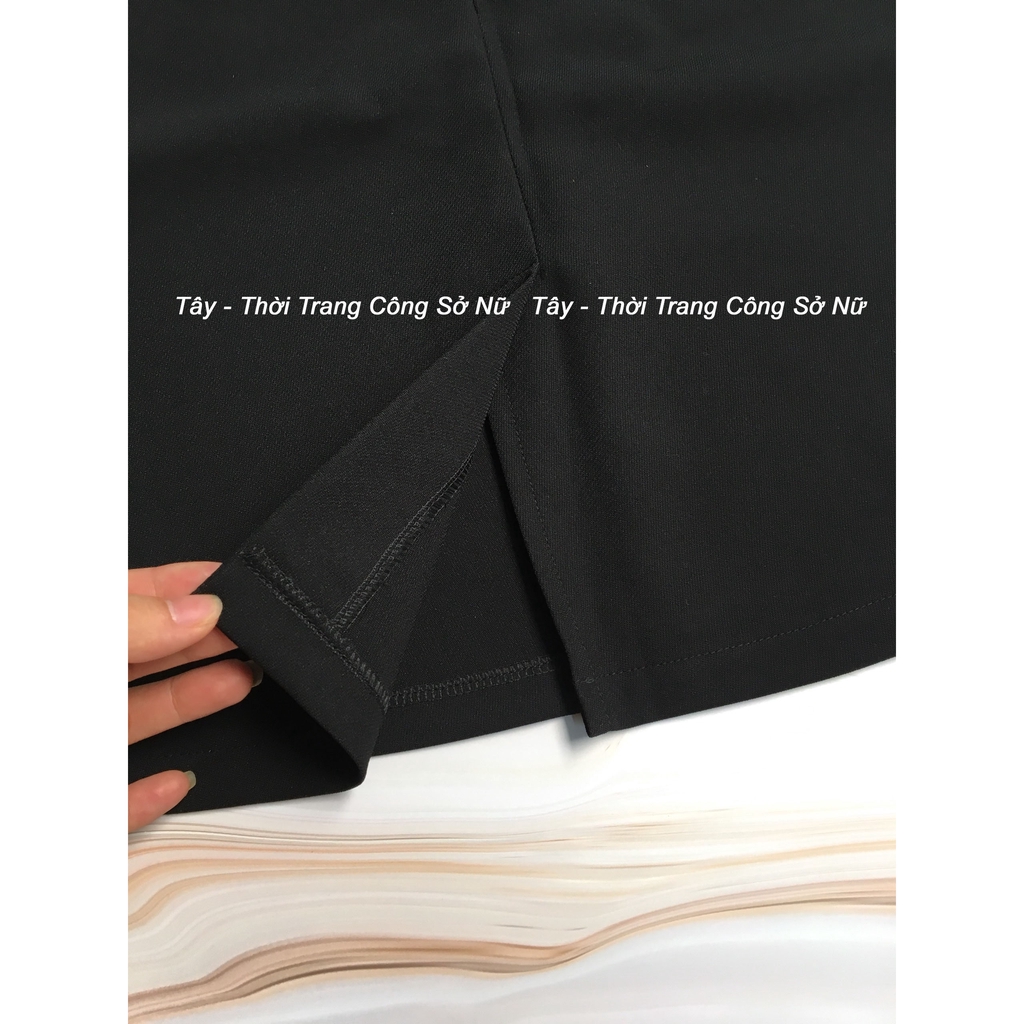 Chân Váy Công Sở TÂY COLLECTION Dáng Bút Chì Ngắn Trên Gối, Vải Tây Cao Cấp, Túi Chéo 2 Bên, Mặc Đẹp Tôn Dáng | BigBuy360 - bigbuy360.vn