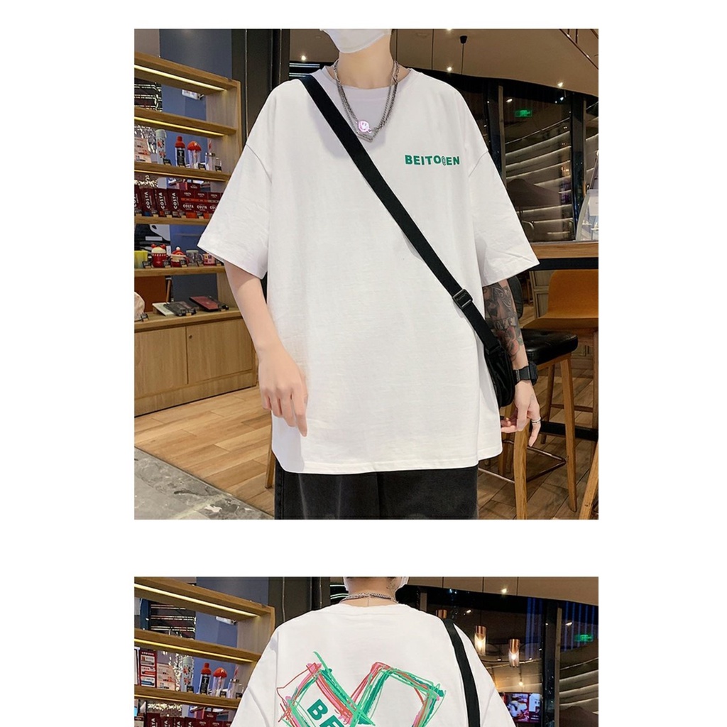 Áo Thun Tay Ngắn Thời Trang Trẻ Trung Cho Nam Và Nữ Size S-8XL