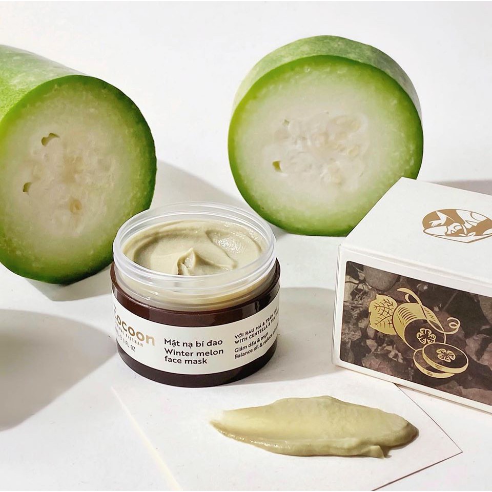 Mặt nạ bí đao cocoon 100ml giảm dầu, mụn thuần chay | BigBuy360 - bigbuy360.vn