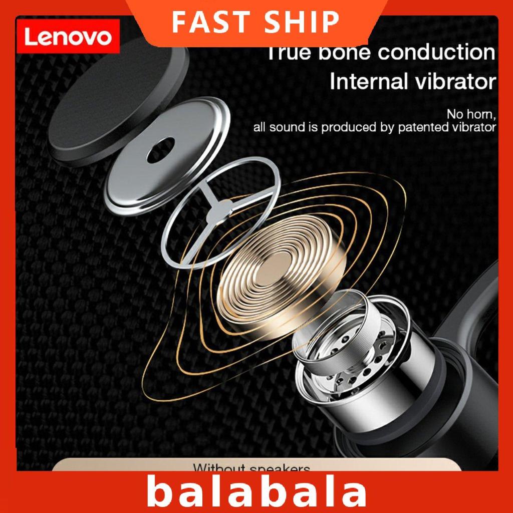 [BL]lenovo X4 Bone Conduction Earphone Sport Running Waterproof Wireless Headphone