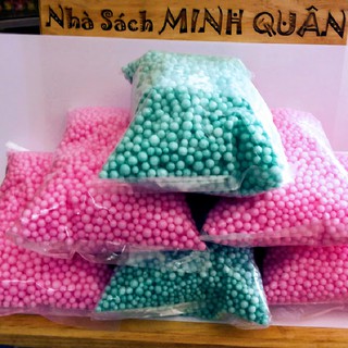 5 túi Hạt xốp nhiều màu - hạt xốp