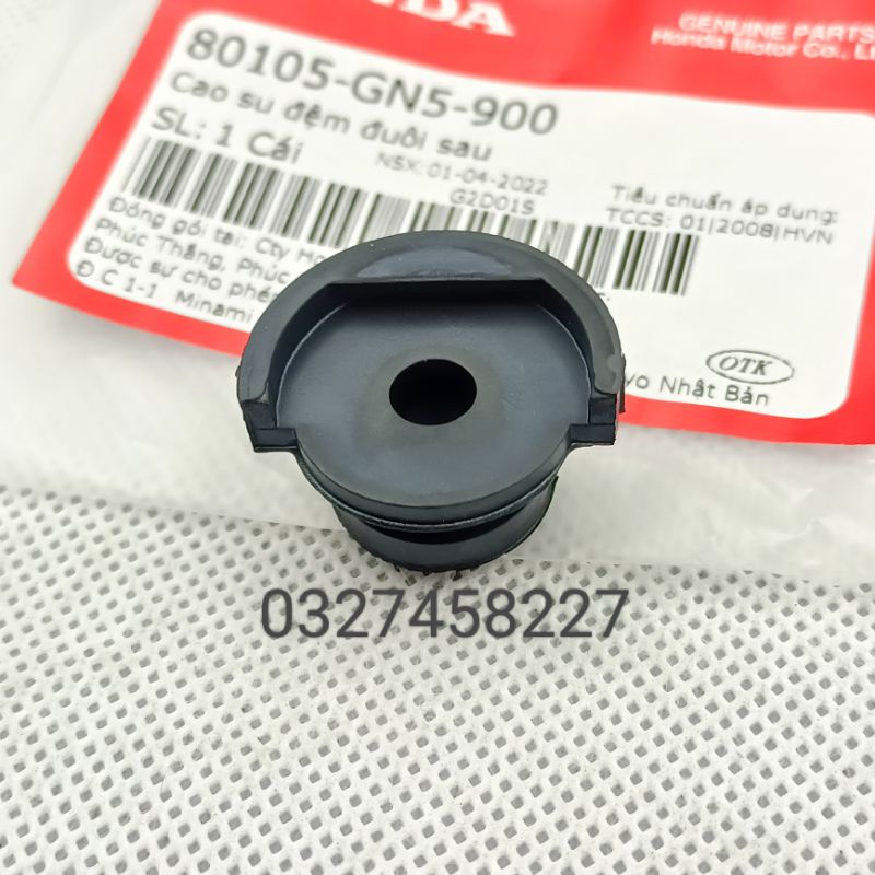 Cục cao su gắn đệm nhựa treo đuôi sau xe DREAM zin Honda