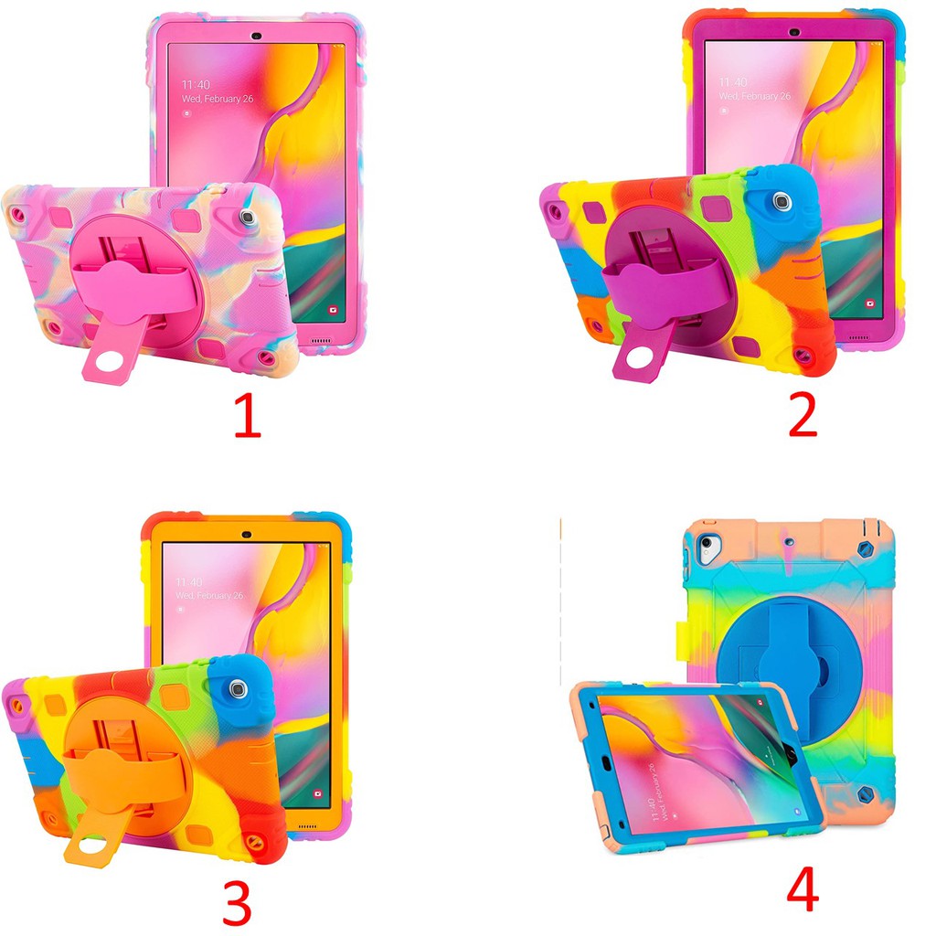 Ốp lưng silicone dành cho Galaxy Tab A 10.1 2019 , Ốp Xoay 360 độ tiện lợi