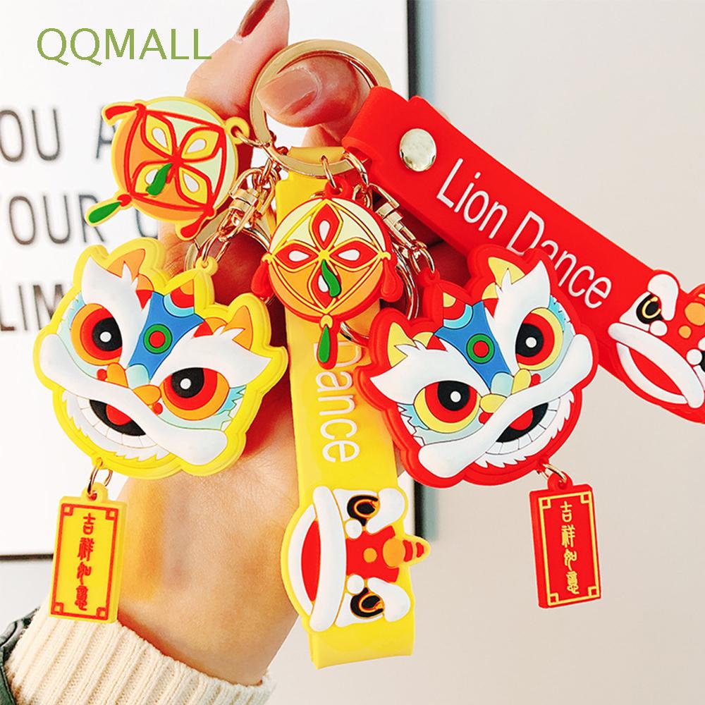 Dây Móc Khóa Đôi Hình Mặt Sư Tử Dễ Thương