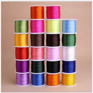1 cuộn 10 mét dây thun co giản sỏ hạt vòng đeo tay - Dây loại mỏng 0.3ly