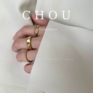 Set 3 Nhẫn Retro | CHOU ACCESSORIES |