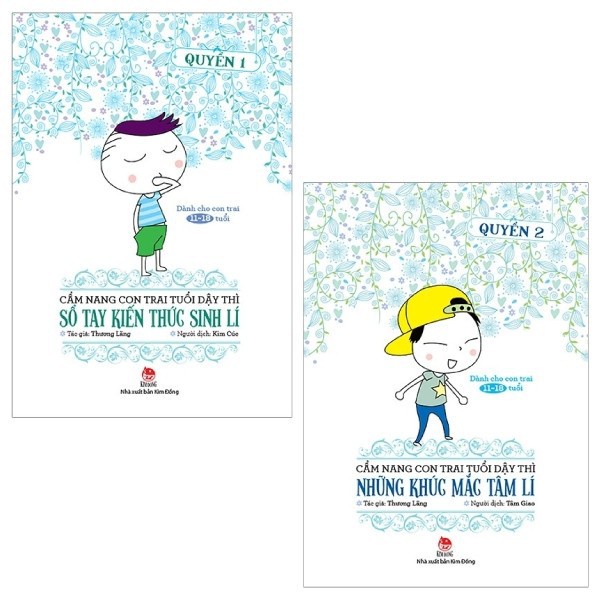 Sách - Cẩm nang con trai tuổi dạy thì 2 tập