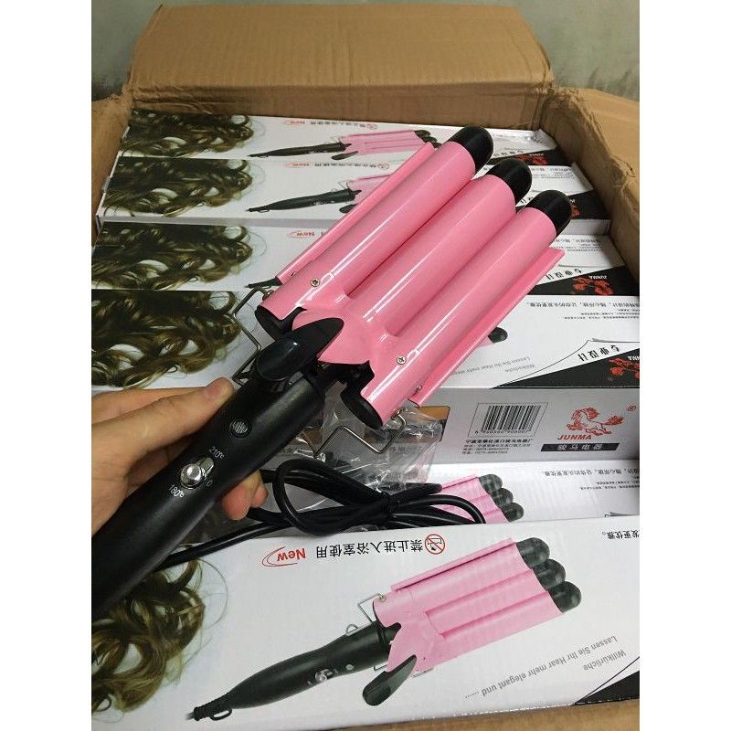 Máy làm tóc 3 trục ,dập gợn sóng hàng loại 1