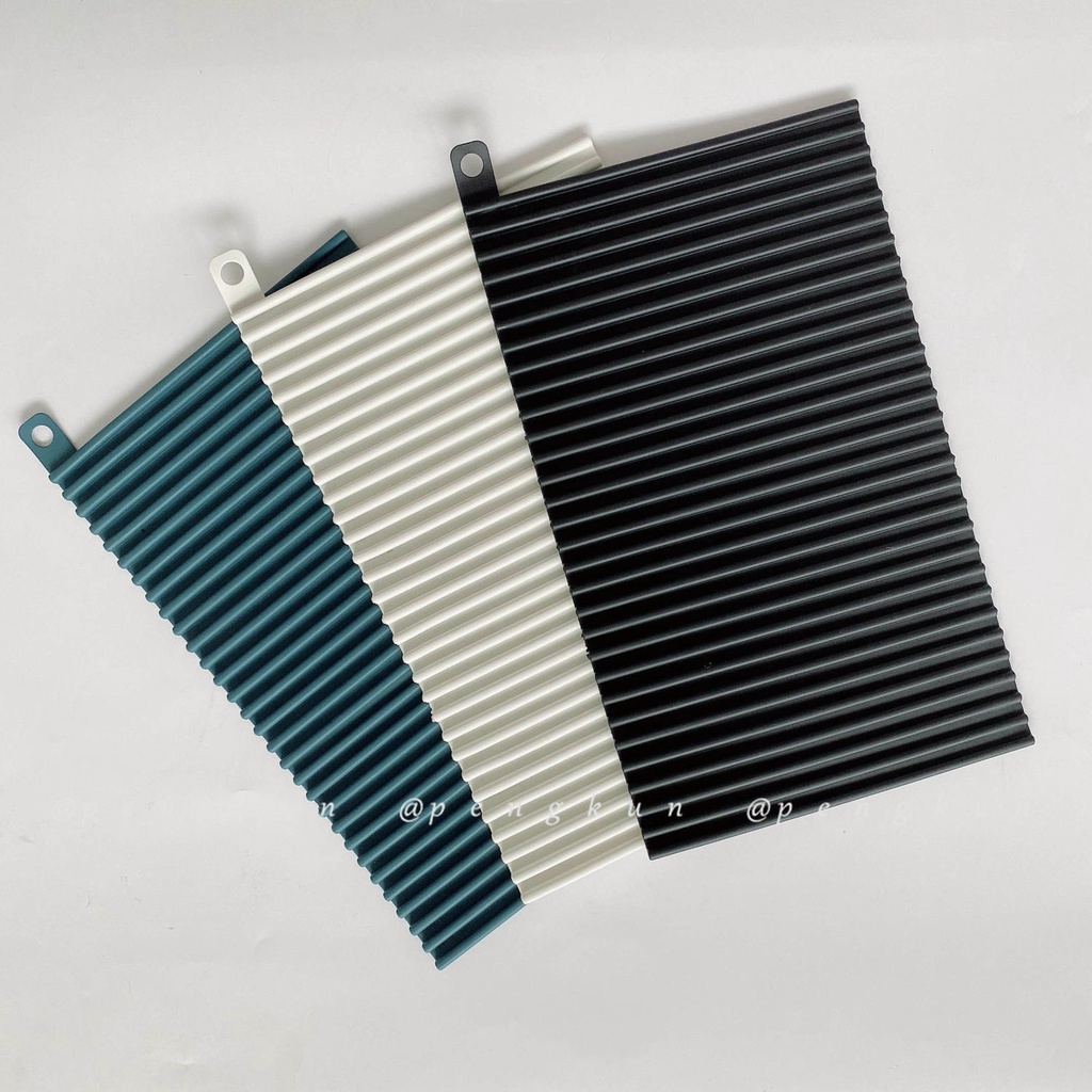 Tấm lót cốc / đũa cách nhiệt đa năng tiện dụng màu trắng / đen phong cách Bắc Âu