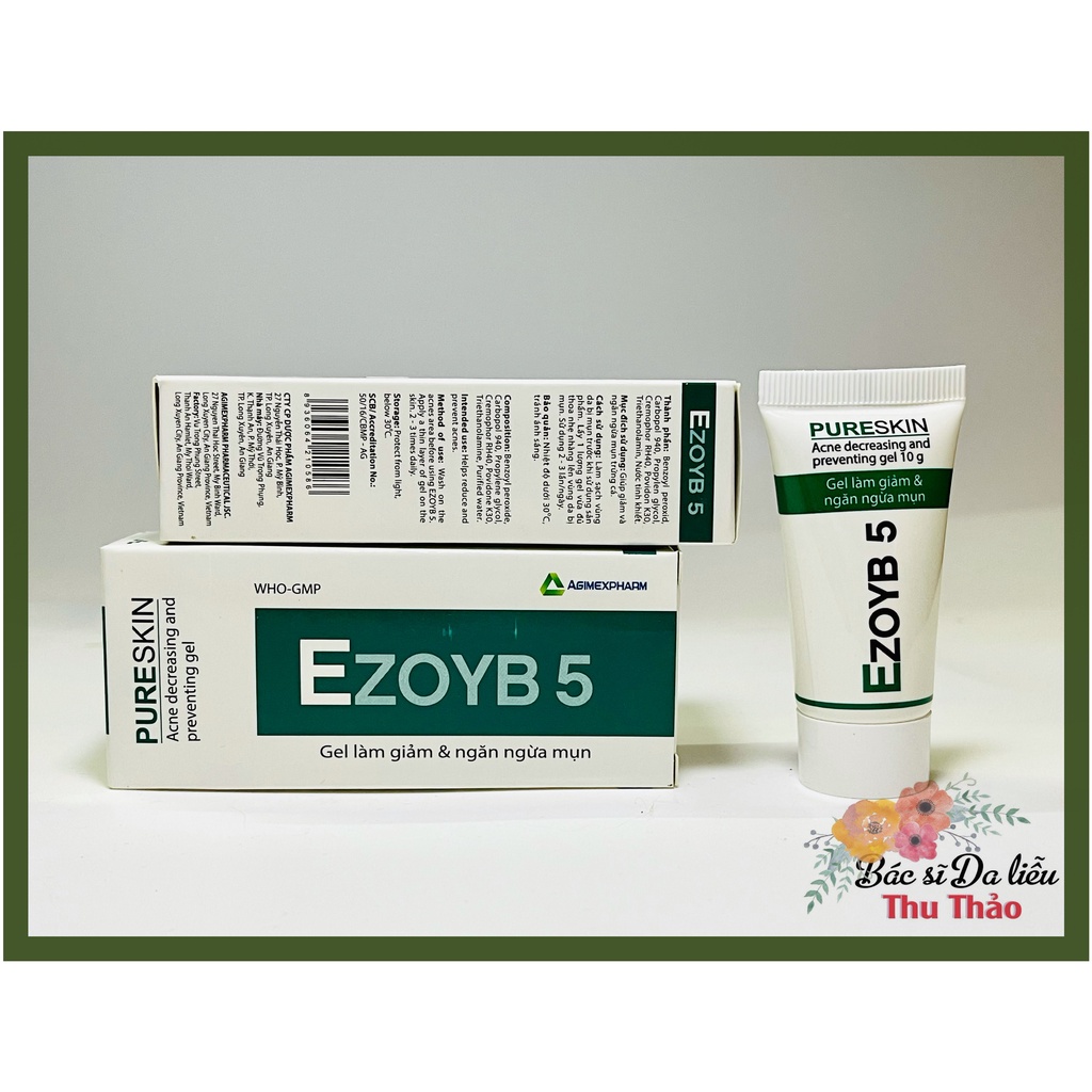 [10g] GEL GIẢM MỤN  EZOYB 5 (BENZOYL PEROXIDE - BPO 5%) | BigBuy360 - bigbuy360.vn