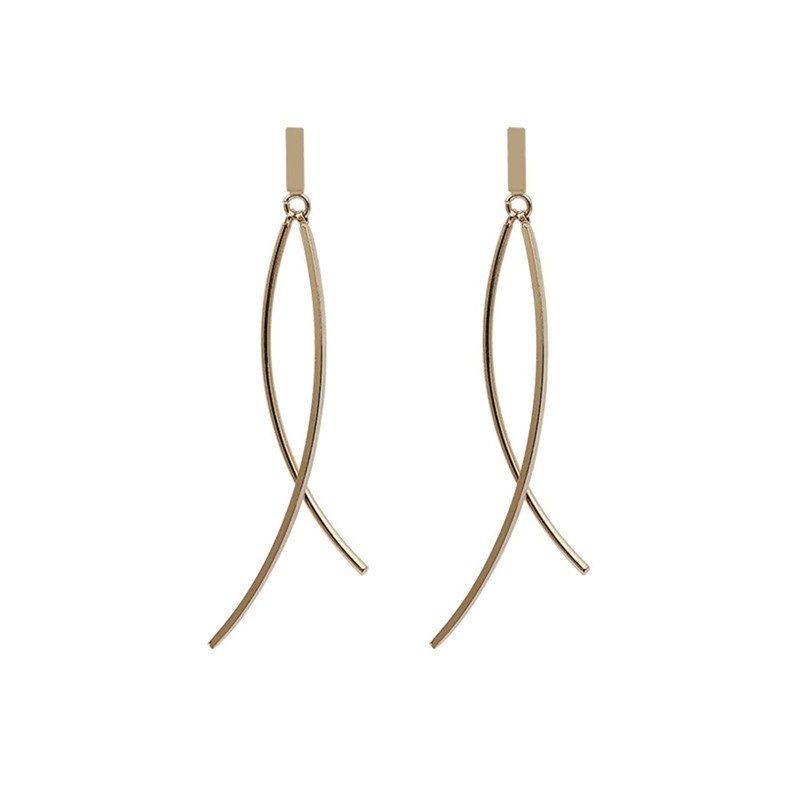 1 Đôi Bông Tai Dáng Dài Phối Tua Rua Phong Cách Hàn Quốc Cổ Điển Cho Nữ