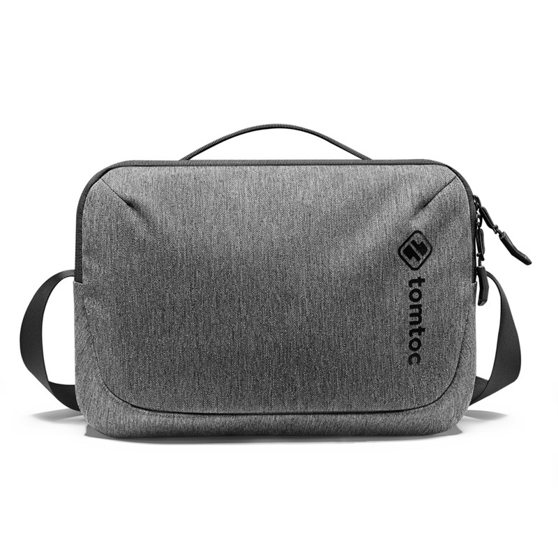 TÚI ĐEO ĐA NĂNG TOMTOC (USA) CROSSBODY FOR TECH ACCESSORIES AND IP@D 10.5/PRO 11INCH/TABLET/NOTEBOOK 11IN GRAY H02-A01G