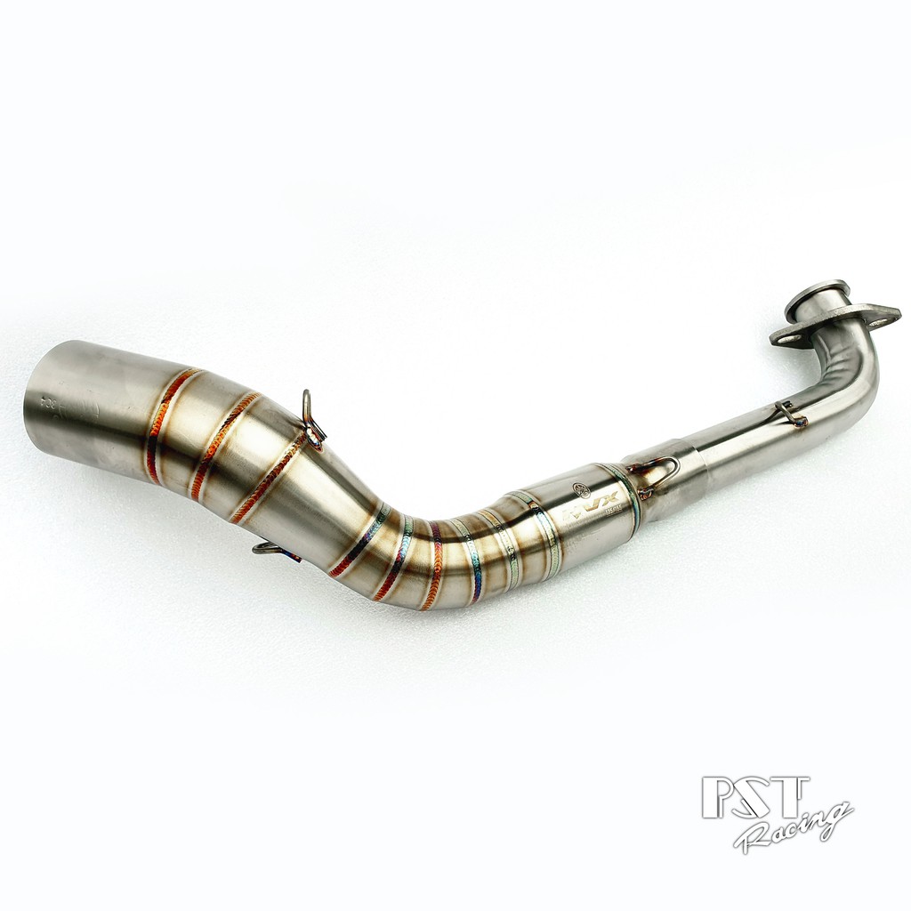 Cô pô NVX 155, NVX 125 - inox 304 - bầu hơi màng lọc tổ ong