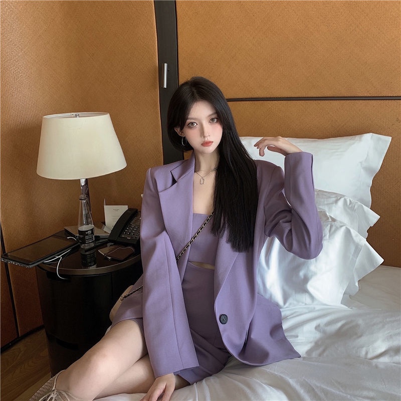 Set Áo Và Váy Yếm Phong Cách Pháp Thời Trang Hàn Quốc Mới Cho Nữ