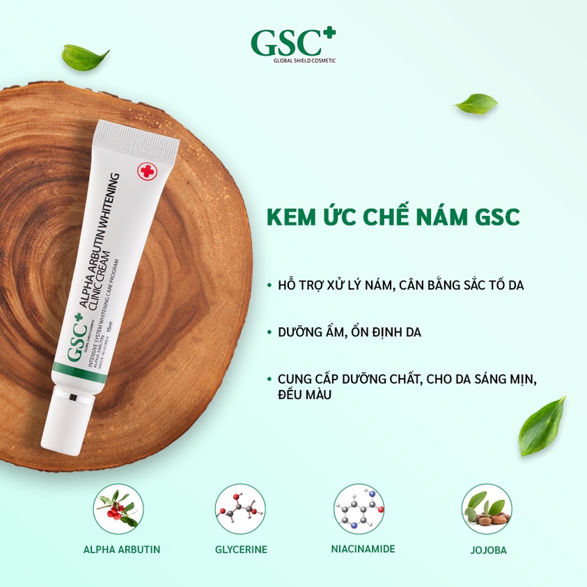 Kem ức chế nám hàn quốc GSC 15ml giảm nám tàn nhang cân bằng sắc tố da