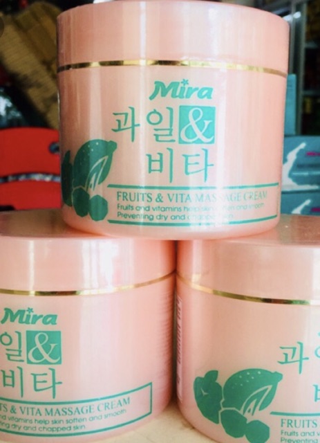 Kem Massage Mira Hồng Fruits & Vita Cleansing Cream (300ml)